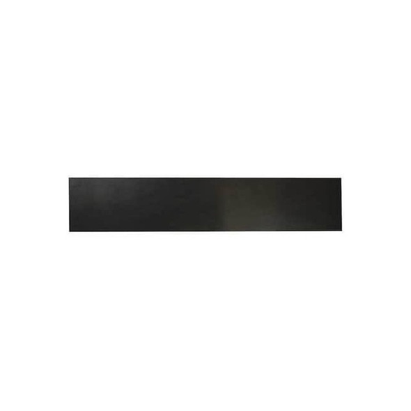 1/2" Comm. Grade Buna-N Rubber Strip, 4"x36", Black, 40A