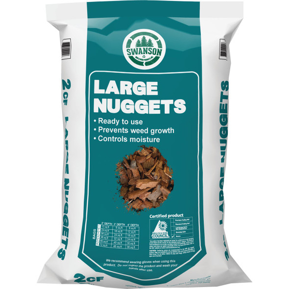 NuLife 2 Cu. Ft. Large Bark Nuggets WNL03213