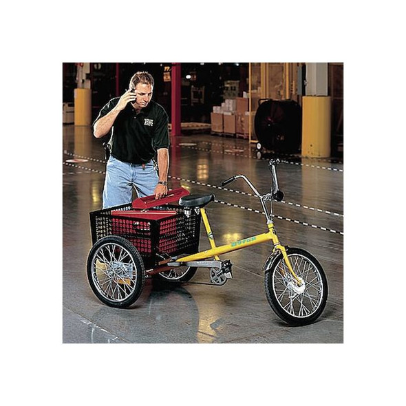 Worksman Tricycle,20 In Wheel,Yellow M2020-CB-YEL