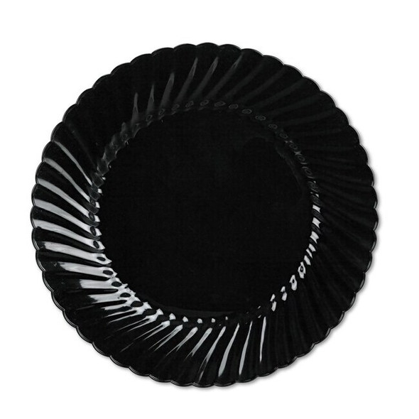 Wna Classicware Plates, Plastic, 10.25", Black, PK144 WNA CW10144BK
