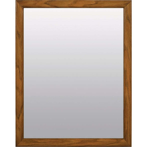 Zenna Home 20 In. x 25 In. Oak Framed Wall Mirror M2025KK