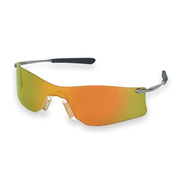Rubicon (T4), Safety Glasses, Anti-Fog, Gray Lens, Black-Silver Frame, Frameless  T4112AF