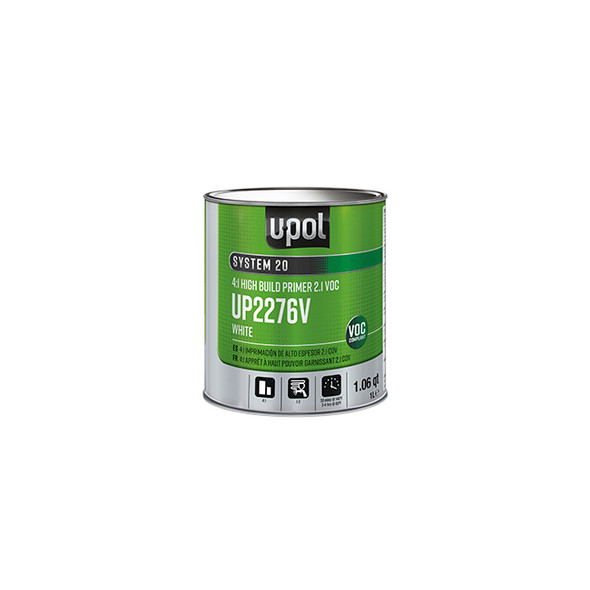 System 20 2.1 VOC 4:1 High Build Primer White - 1L UP2276V