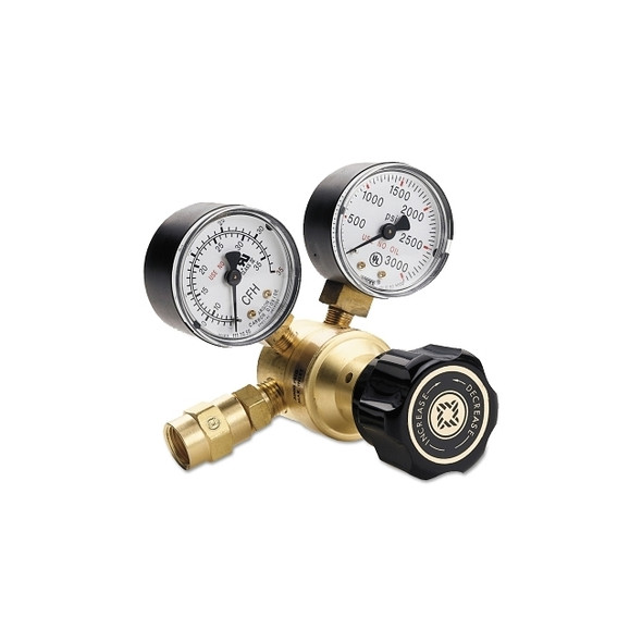 Flow Gauge Regulators, Argon, CGA 580, 3,000 psig inlet