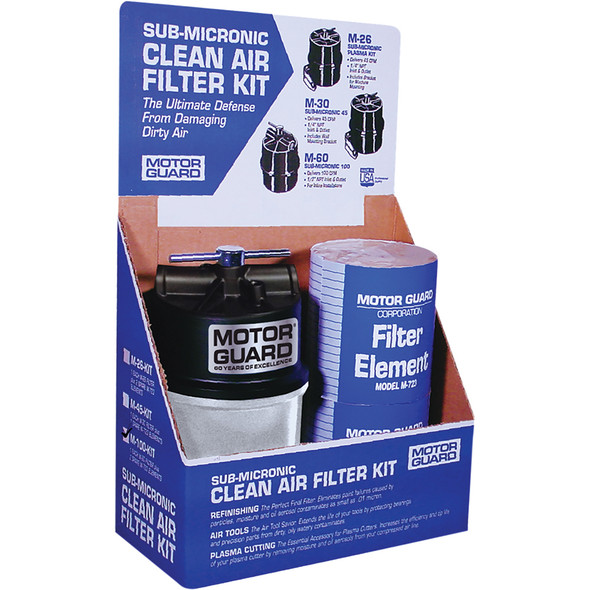 Motor Guard PLATINUM SERIES M-100-KIT Clean Air Filter Kit 1/2 NPT M-100-KIT