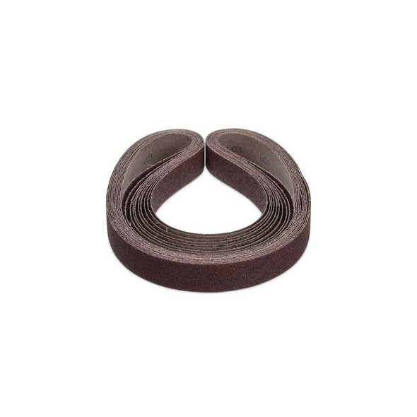Cloth Belt, 341D, X-Weight, 3 in W x 24 in L, 80 Grit, Aluminum Oxide, Film-lok