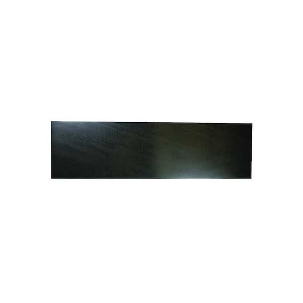 1/4" Comm. Grade Buna-N Rubber Strip, 6"x36", Black, 60A
