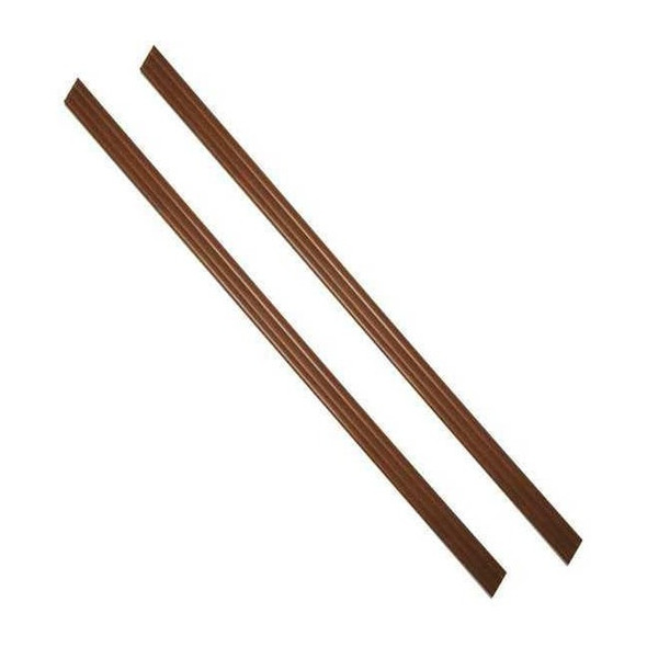 Mirredge Strips, 36 in L, 1 1/2 in W, 1/4 in H, Wood Grain 55236