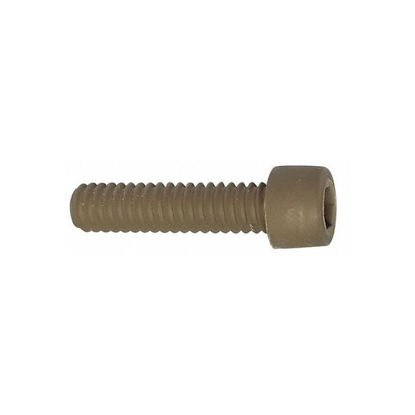 M10-1.50 Socket Head Cap Screw, Socket, Anodized PEEK, 10 mm Length, 10 PK