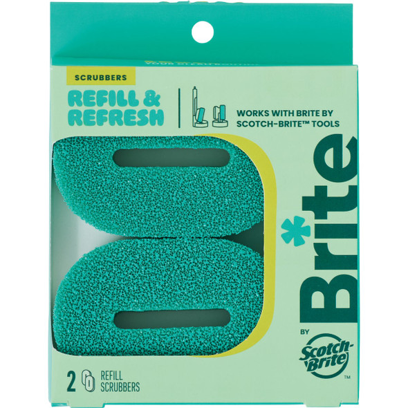 Brite by Scotch-Brite Refill Scrubbers (2-Pack) BRRF-8 611028