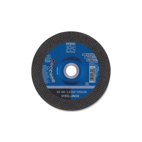 Die Grinder Cut-Off Wheel, 4 in Dia, .035 in Thick, 1/4 in Arbor, 60 Grit Pack of 50