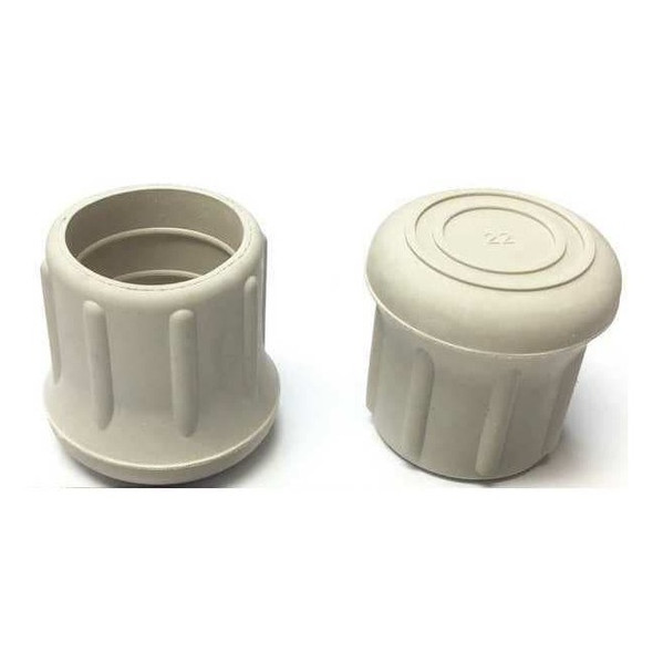 Manufacturer Varies Protective Leg Tip, SlipOn, Rd, 1-7/32, PK10 LTB 22GN