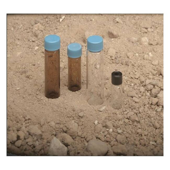 Manufacturer Varies Vial Screw Cap Glass 8ml Amber,PK144 3LEH7