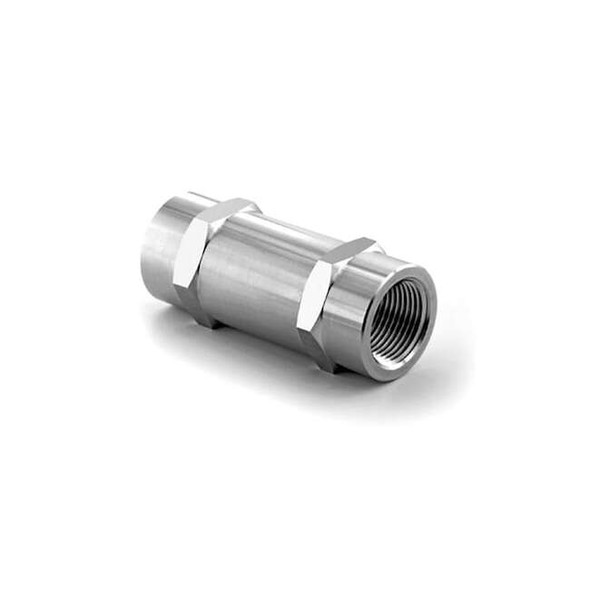 Ham-Let Check Valve,Poppet,Inline,NPT H-480-SS-N-1/2"-10 PSI