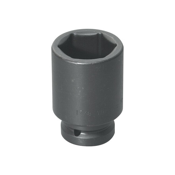 Williams 1" Drive Impact Socket Black Industrial, Deep 1" D,6-Point 2 JHW17-664