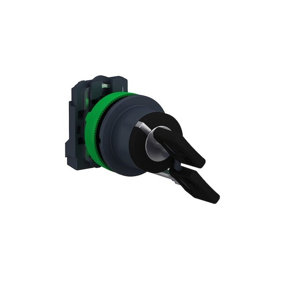 Schneider Electric SelectorSwitch,Keyed,2Pos,30mm,Black XB5FG41