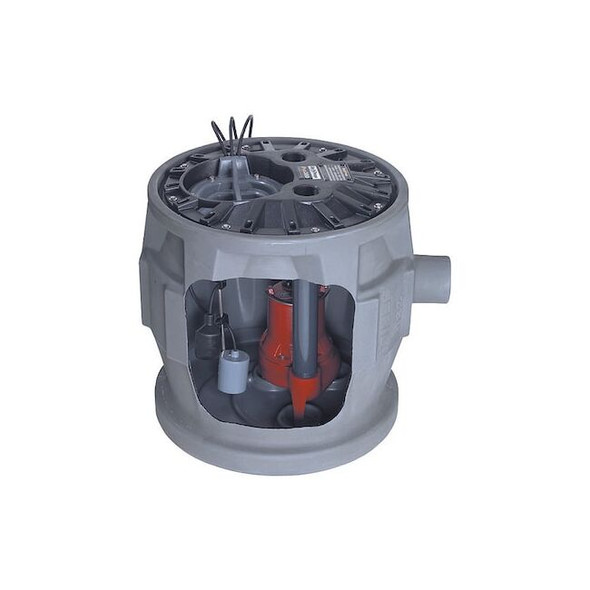 Liberty Pumps Simplex Sewage System, 0.75 hp, 115V AC P382LE71