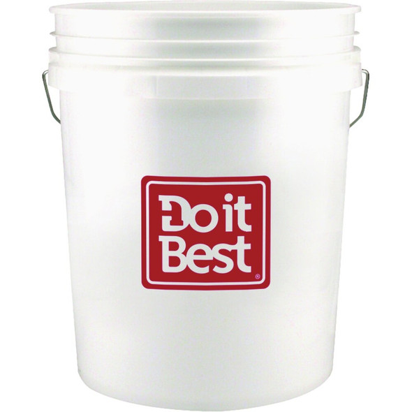 Do it Best 5 Gal. White Bucket with America 250 Years Logo 1063308 787211