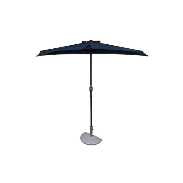 Island Umbrella Half-umbrella Navy Blue NU6867