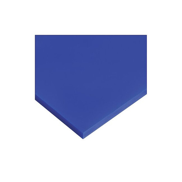 Blue Cast Acrylic Acrylic Sheet 24" L x 12" W x 1/4" Thick