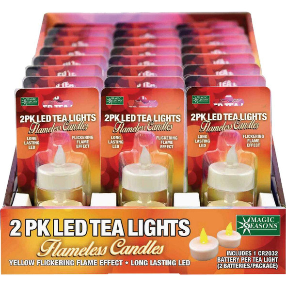 Magic Every Season 2pk Led Tealight Candle 702262 Pack of 24