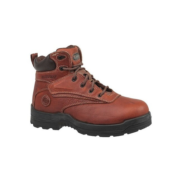 Women's 6-Inch Work Boot, 10 1/2, Composite Toe, 6 in H, Deer Tan, RK668