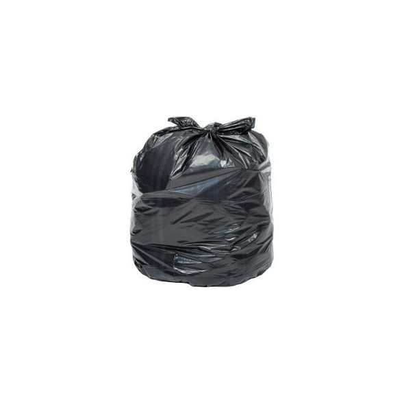 Global Industrial Heavy Duty Black Trash Bags - 7 to 10 Gal 0.9 Mil 500 Bags/Cas