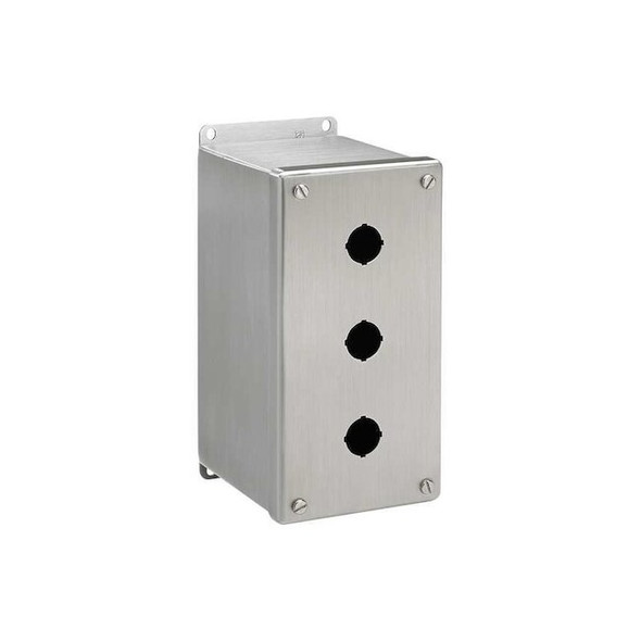 Nvent Hoffman Pushbutton Enclosure,8.00 in. H,304 SS E2PBXSS