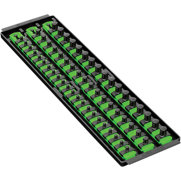 3 Rail Twist Lock Socket Boss® 18", Green - 1/4", 3/8" & 1/2" 8481