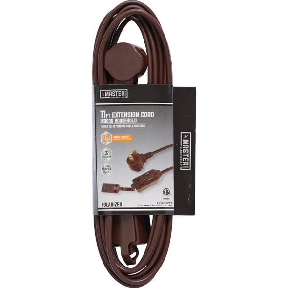 Master Electrician 11' 16/2 Brn Ext Cord 09409-ME