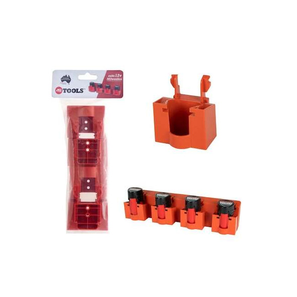 48 Tools Battery Holder, 9.875 in L, 12 V BH-12v-MIL-04
