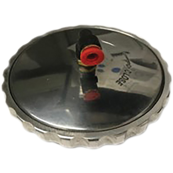 Cup Lid - 600cc Aluminum - Gravity Feed 9765