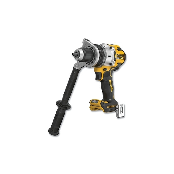 20V MAX* XR® Brushless Cordless Hammer Drill/Driver, 1/2 in Chuck, Incl DCD1007/Side Handle/Belt Hook