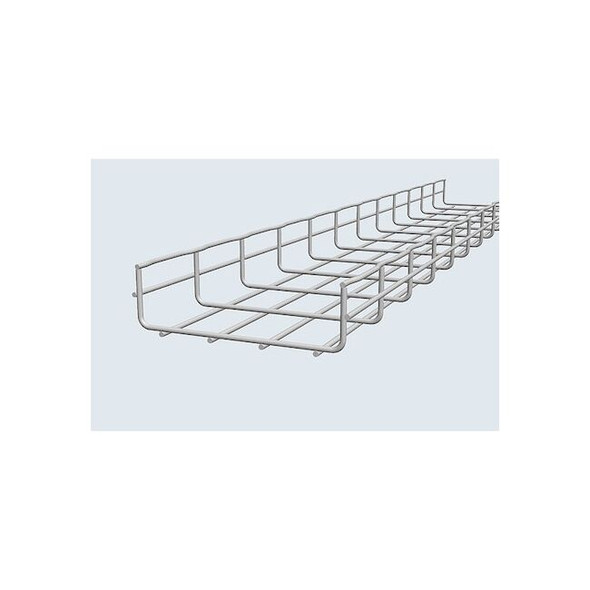 Cablofil Wire Mesh Cable Tray, 95 lb Capacity, Steel, Zinc Plated CF54/600EZ