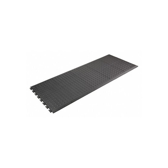 Interlocking Antifatigue Mat Tile, Polyurethane, 2 ft W x 5 ft L, 5/8 in Thick