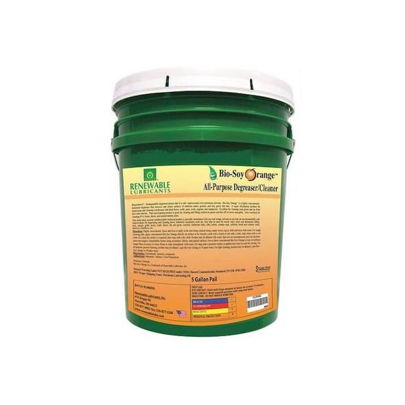 Renewable Lubricants Cleaner/Degreaser, 5 Gal Pail, Liquid 86644