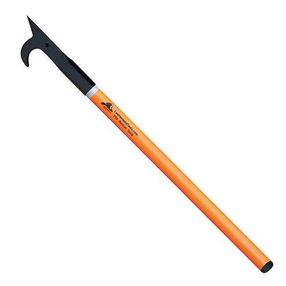 Leatherhead Tools American Hook, 12 ft. Pro-Lite Pole, HiViz Orange PLO-12AH-B
