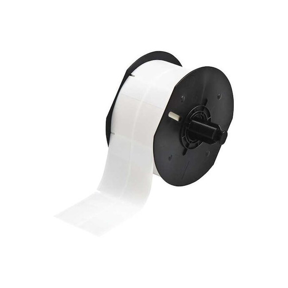 Brady Label Roll, White/Clear, Labels/Roll: 1400 B33-75-427