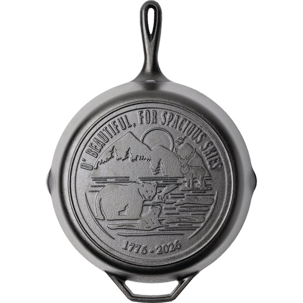 Lodge 12 In. USA 250 Cast Iron Skillet L10SKA250