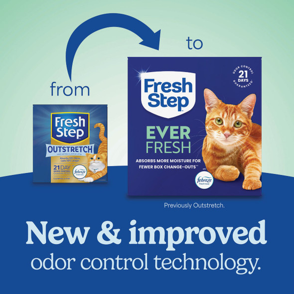 Fresh Step Ever Fresh 21 Lb. Multi Cat Clumping Litter with Febreze Freshness 60781 752639