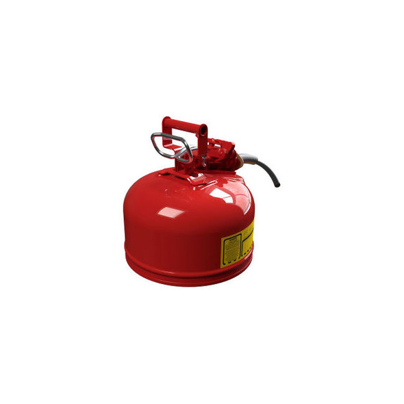 Justrite Type II Safety Can - 2-1/2 Gallon with 5/8"" Hose 7225120