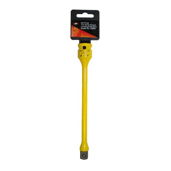 1/2 in Drive Torque Limiting Extension, Yellow, 65 ft-lbs 88 Nm