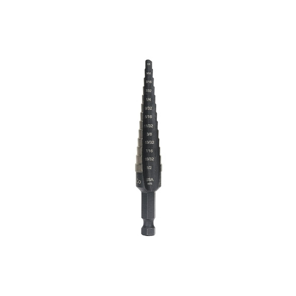 Cobalt Step Drills, 1/8 in-1/2 in, 13 Steps