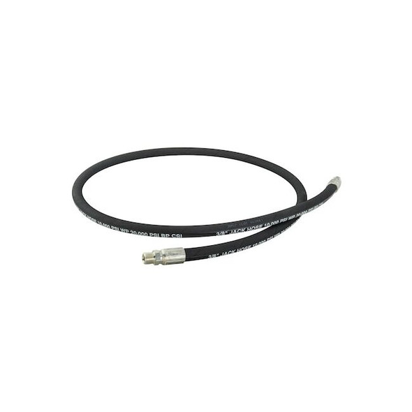 Bva Hydraulics HOSE HYD RUBBER 3/8"ID 6 FT 3/8"-18 NPTF ENDS,10000PSI CS3838