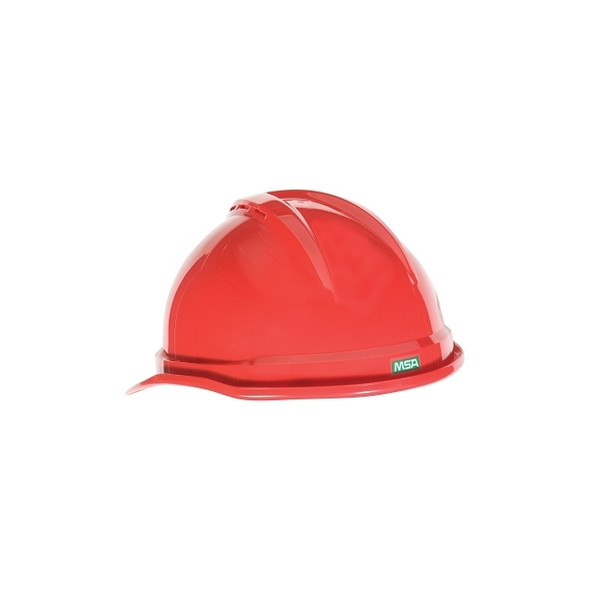 V-Gard® 500 Protective Cap, 6 Point Fas-Trac, Red
