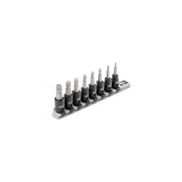 Tekton 3/8 in Drive Impact Bit Socket Set, Metric, 8 pcs SIB91104