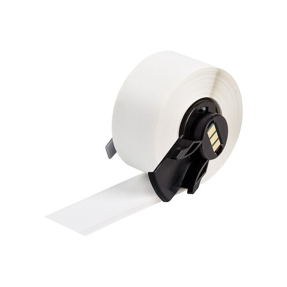 Brady ContinuousLabelStock,White,Matte,1/2inW M6C-500-499