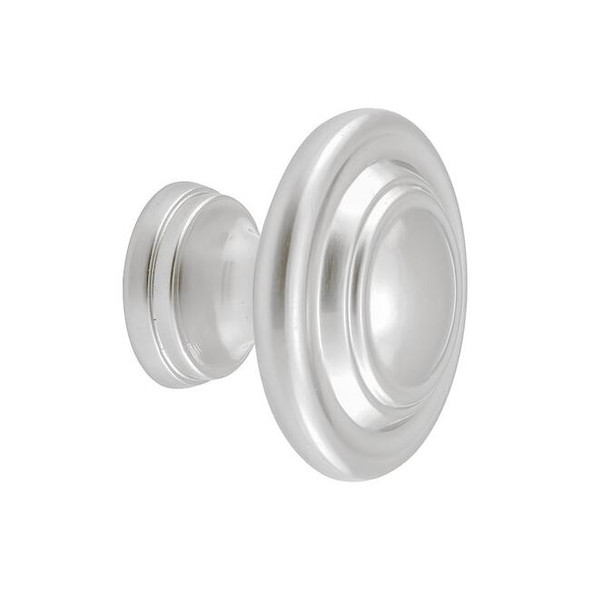 Primeline Tools Closet Door Pull Knob, Zinc, Silver N 7372