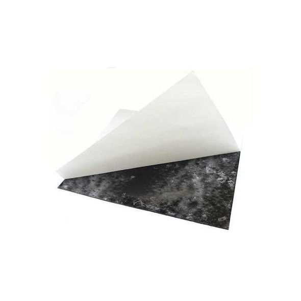 1/16" Comm. Grade Neoprene Rubber Sheet, 12"x12", Black, 40A