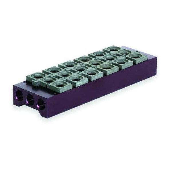 Numatics Manifold Assemb, 9 3/16 in L, 2 3/4 in W 206-1764